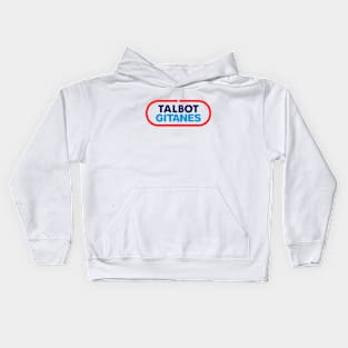 Talbot Gitanes F1 team 1981-82 - Ligier Matra, Jabouille, Laffite, Cheever, Tambay - small logo Kids Hoodie